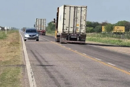 Ruta Provincial 13 en San Cristóbal, tramo Capivara-Constanza-Virginia, obra de pavimentación en Santa Fe