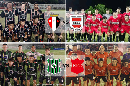 Semifinales del Petit Torneo 2025 de la Liga Reconquistense: Platense, Romang FC, Atlético y Tiro, y Barrio Norte en la lucha por el título