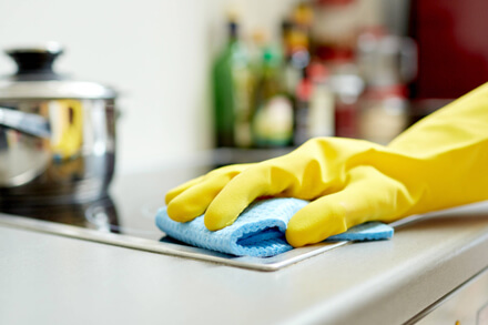 empleada doméstica realizando tareas de limpieza hogar aumento salarial noviembre 2025 escala completa