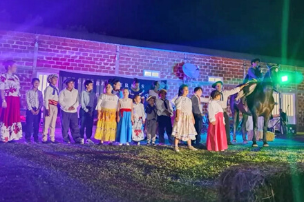 Cierre del Taller Semillero de Valores en Cacique Ariacaiquín con niños, kermés criolla, actividades comunitarias y valores educativos