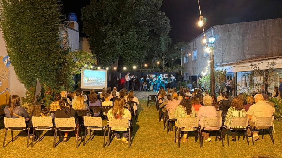 Acto conmemorativo por el 45 aniversario del Museo Histórico y de Ciencias Naturales Aníbal Gregoret en Villa Ocampo