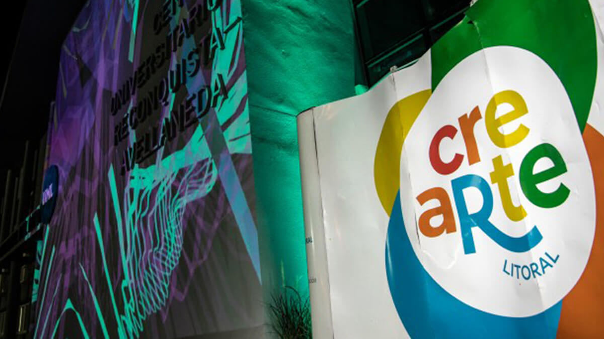 Logo CreArte Litoral 2025 – programa de becas culturales UNL y Charo Mancini en General Obligado
