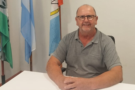 Edgardo Cainelli presidente comunal de El Arazá entre 2019 y 2025