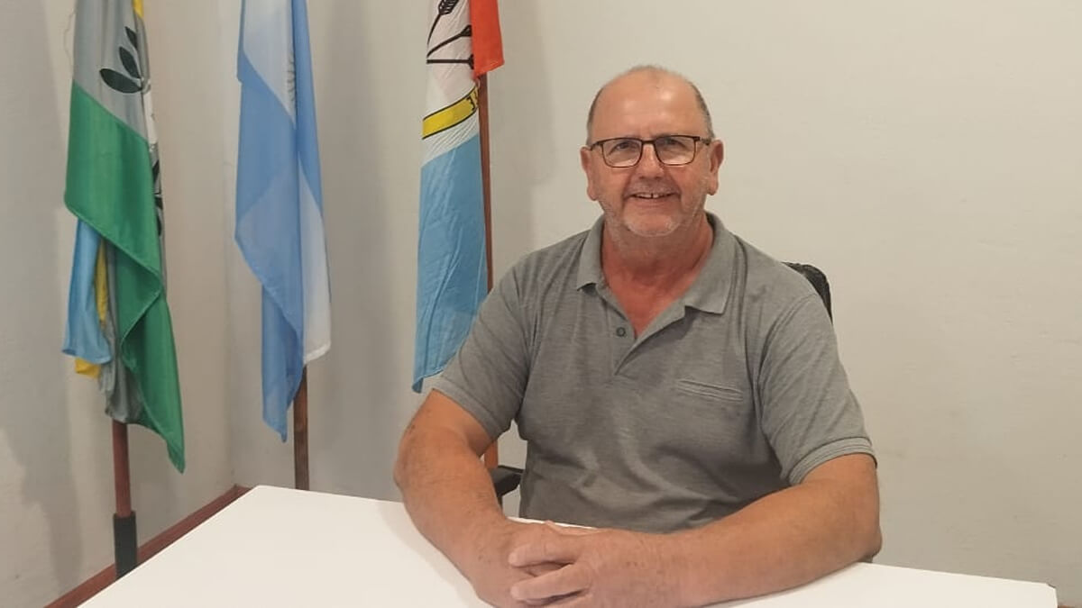 Edgardo Cainelli presidente comunal de El Arazá entre 2019 y 2025
