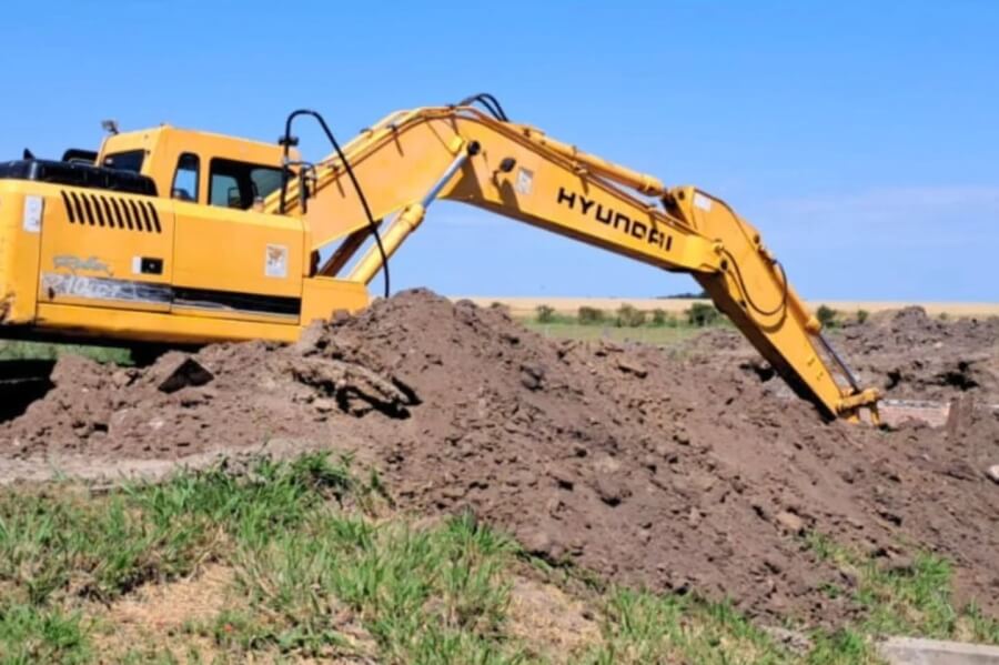 Comenzaron las obras de construcción de un puente en el camino al cementerio, una obra que viene a brindar mayor seguridad en una vía de uso cotidiano