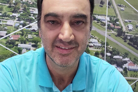 Presidente comunal de Guadalupe Norte, Héctor Zat