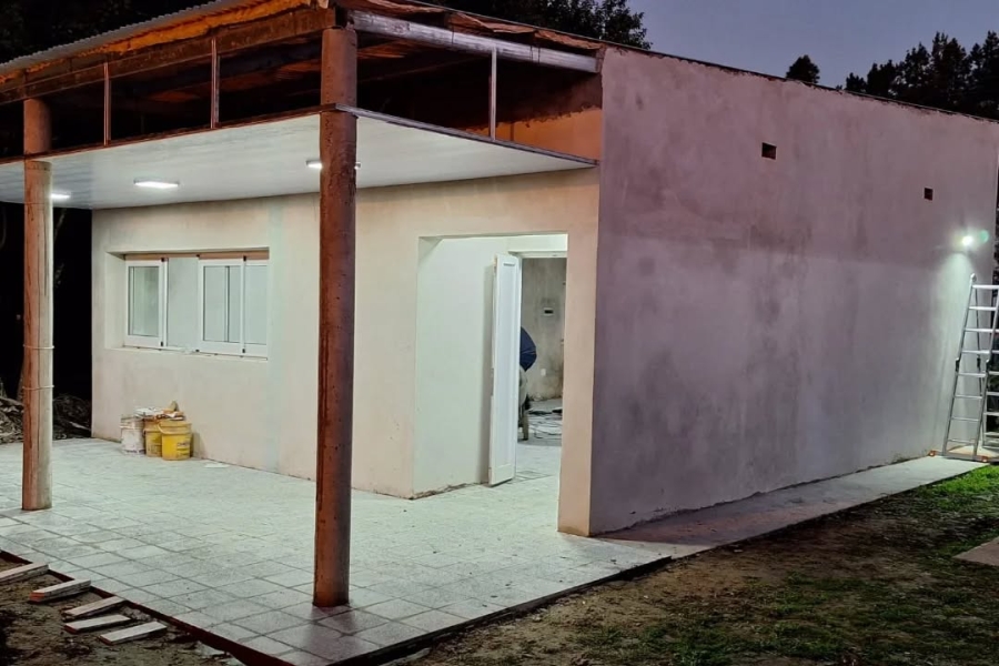 Se construyó una nueva aula en el jardín de la localidad mediente el programa provincial Mil Aulas
