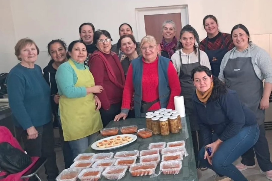 Las capacitaciones forman parte de el apoyo a emprendedores y vecinos de la localidad