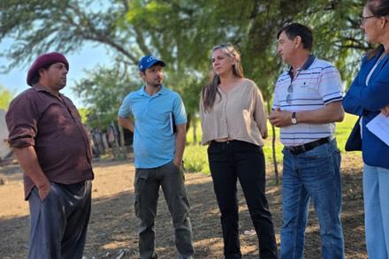 Encuentro con productores de La Selva, con presencia de José Luis Casalis y Carla Maurencig