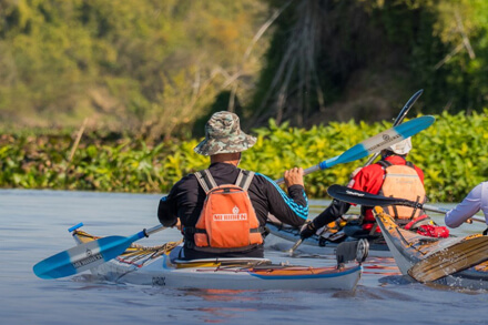 Recorrido en kayak por los ríos del Jaaukanigás