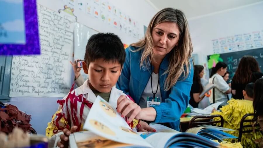 Estudiantes en el aula durante el inicio del ciclo lectivo