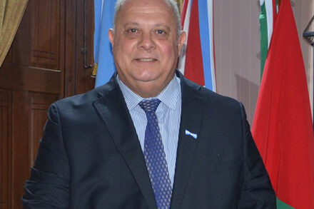 Intendente Sergio Ramseyer en el aniversario 139 de la creación de la Comuna de Romang