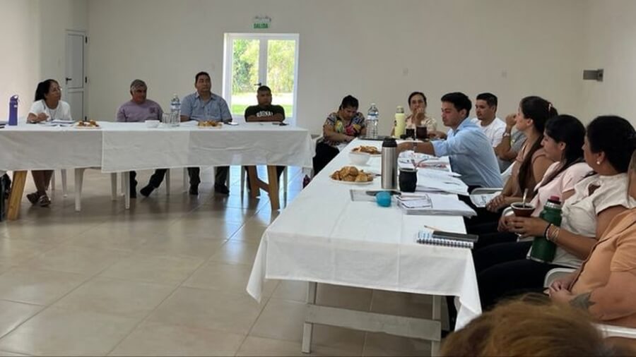 Otro momento de la reunión multisectorial en Lanteri donde se abordaron niñez, género y salud mental.