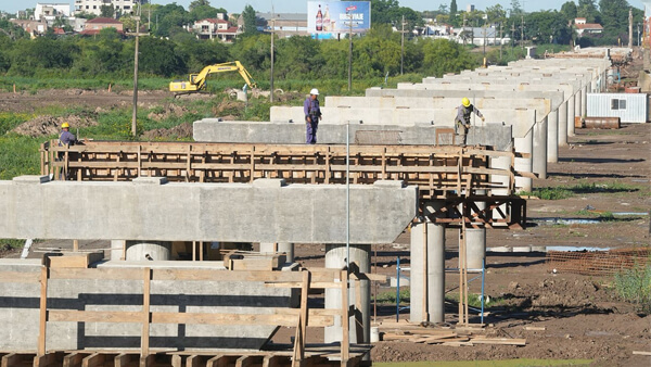 Obra pública en Santa Fe: construcción del nuevo puente entre Santo Tomé y Santa Fe