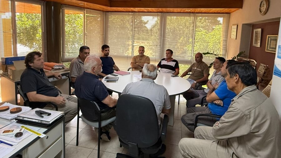 Encuentro de trabajo entre el Municipio de Las Toscas y la Cooperativa CODESELT por infraestructura sanitaria