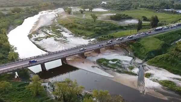 Puente Reconquista Avellaneda actual sobre arroyo El Rey en Ruta Nacional 11 Santa Fe