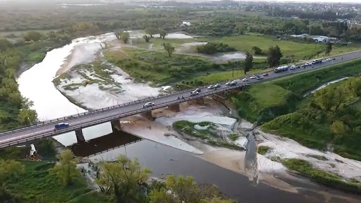 Puente Reconquista Avellaneda actual sobre arroyo El Rey en Ruta Nacional 11 Santa Fe