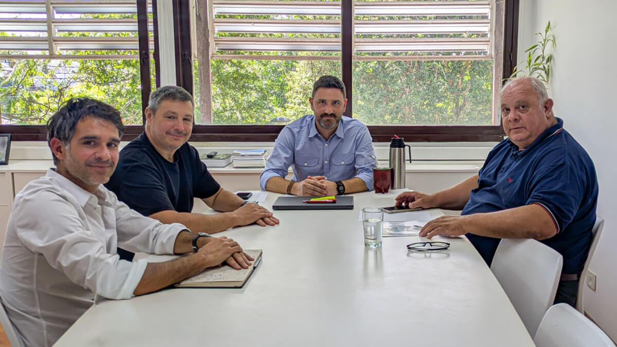 Intendente Sergio Ramseyer reunido con el ministro Enrique Estévez en Santa Fe por ampliación del GIRSU y Área Industrial