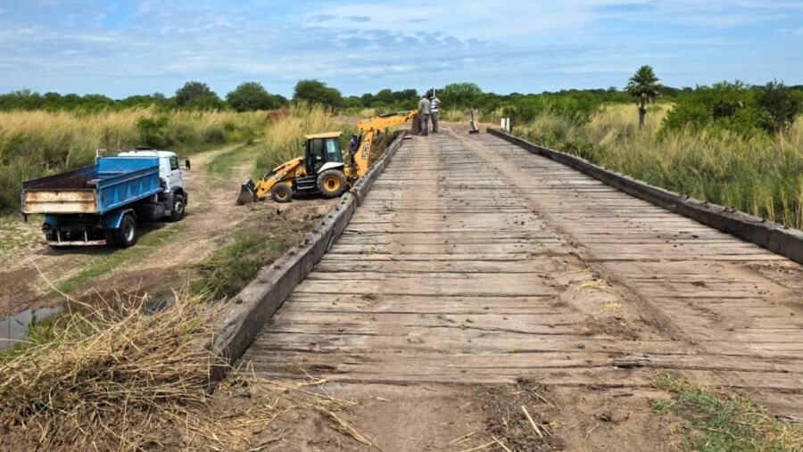 Trabajos finalizados en el puente sobre el arroyo Malabrigo en el tramo La Sarita–Garabato de la Ruta 98-s