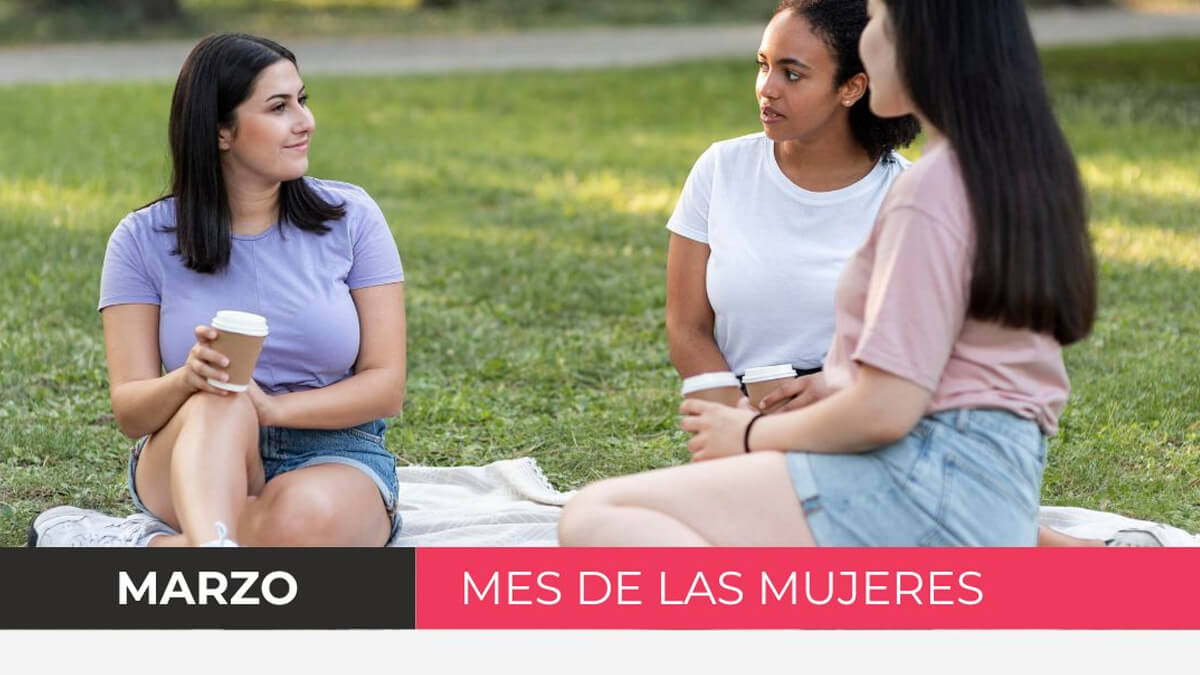 Flyer de los encuentros “Entre Nosotras” impulsados por Dionisio Scarpin durante el Mes de la Mujer en el norte santafesino