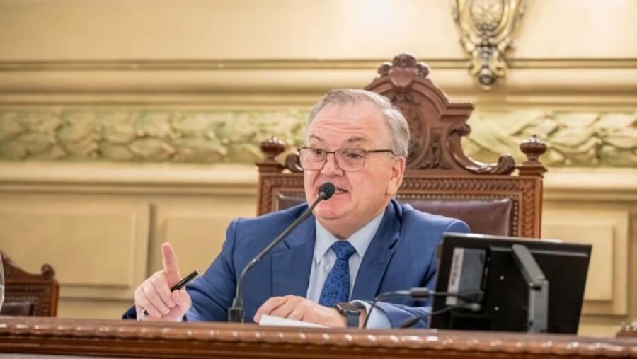 Michlig: senador felipe michlig sesion senado santa fe declaraciones