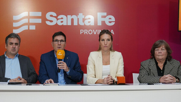 José Goity ministro de Educación de Santa Fe habla sobre prevención de amenazas en escuelas