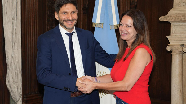 Pullaro y Pettovello firma acuerdo Anses financiamiento caja jubilaciones Santa Fe