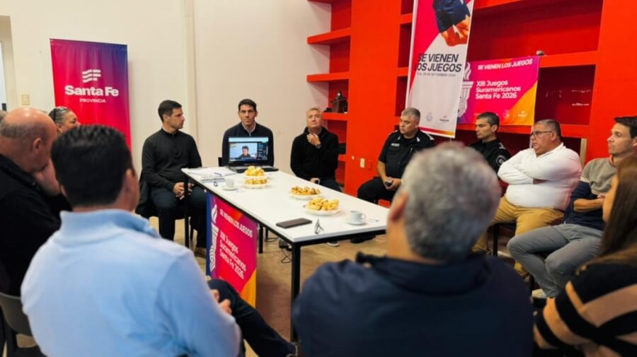 Reunión operativa autoridades Rafaela corte Ruta 34