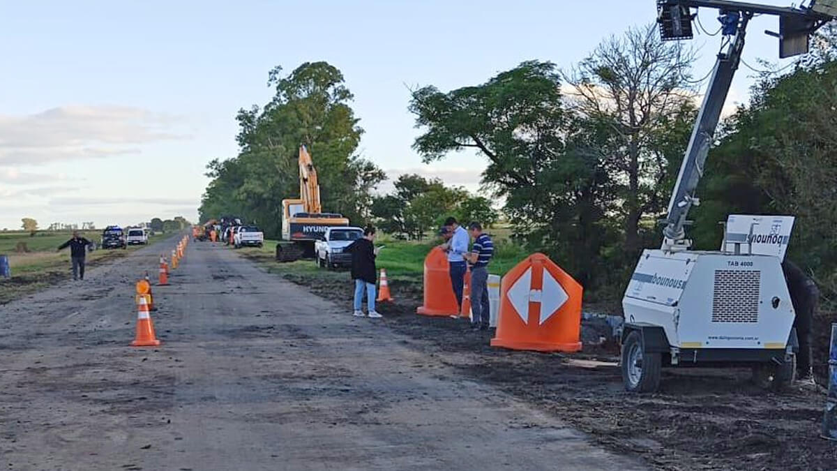 Sector de la Ruta Nacional 34 habilitado para circular tras reparación de alcantarilla