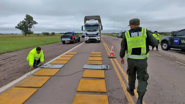 Control de peso a camiones en rutas provinciales de Santa Fe