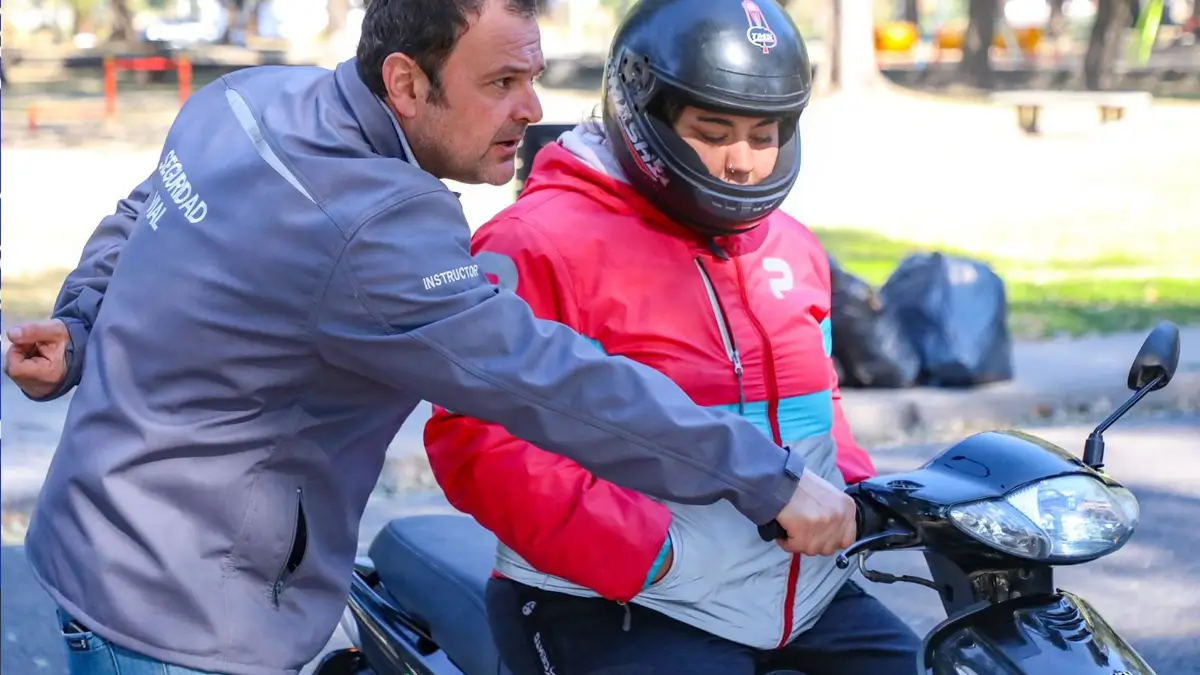 Examen práctico para obtener licencia de motos en Santa Fe