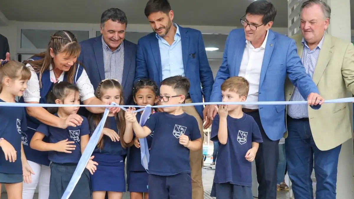 Inauguración del nuevo edificio de Nivel Inicial en San Cristóbal, Santa Fe