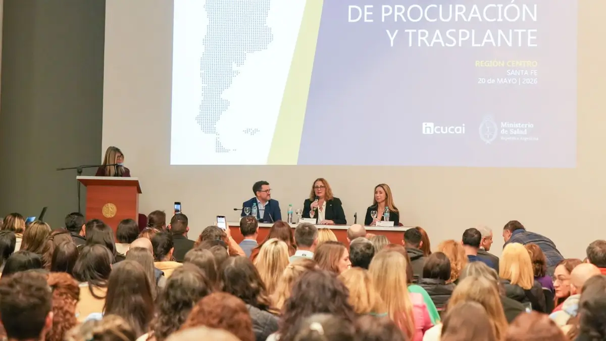 Vista general de la Jornada Regional de Procuración y Trasplante en Santa Fe