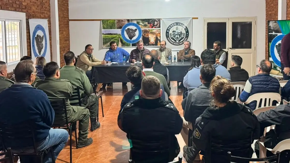 Mesa de Seguridad Rural en San Javier con funcionarios provinciales, productores y autoridades judiciales