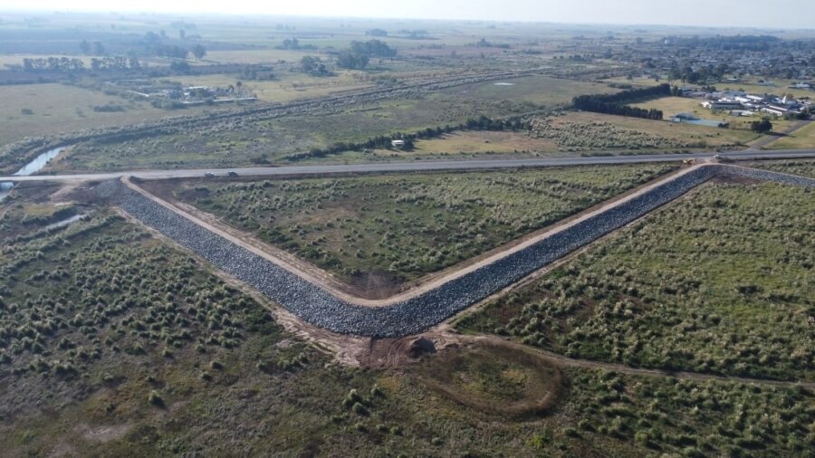 Obra de canalización ejecutada por la Provincia de Santa Fe durante 2026