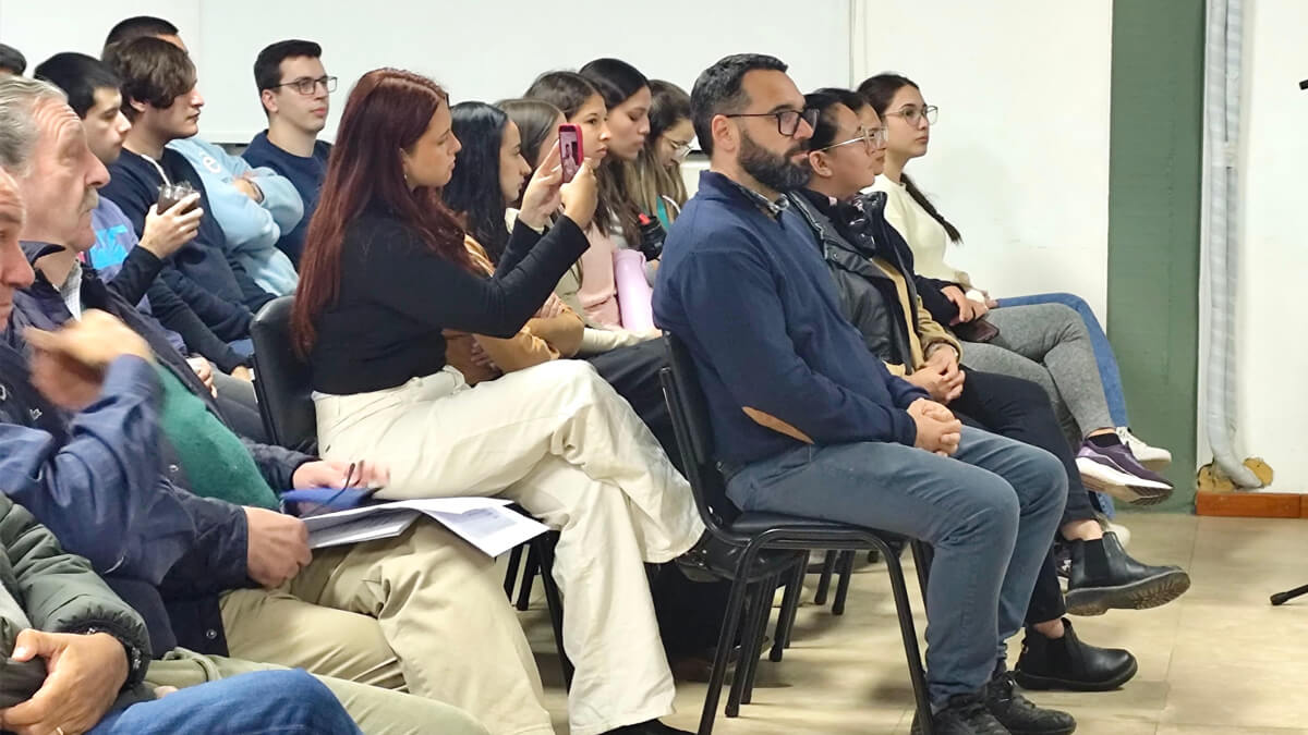Sergio Chiqui Rojas participando de la movilización universitaria