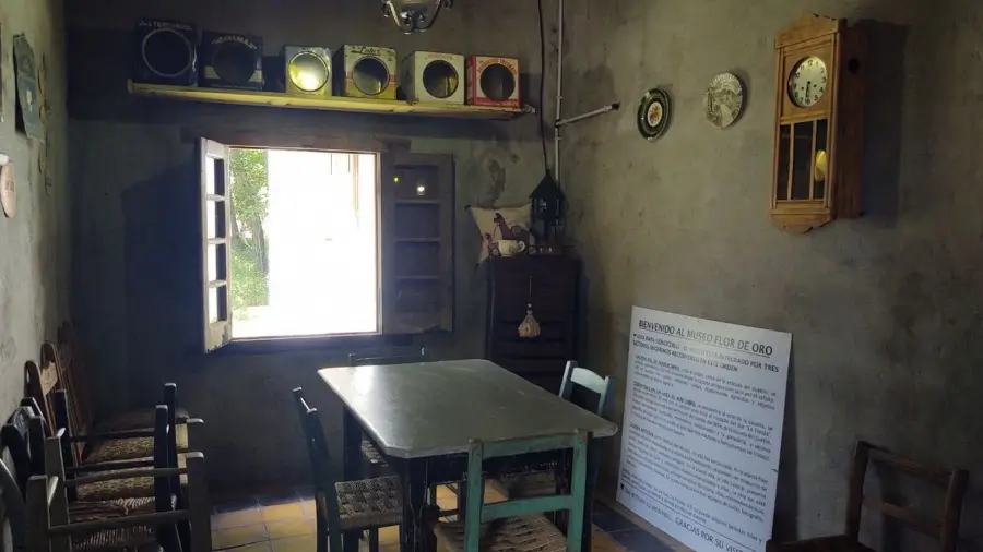 Interior del Museo Flor de Oro de La Sarita, espacio cultural que será puesto en valor con aporte provincial para fortalecer el turismo y el patrimonio local