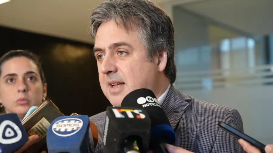 Pablo Cococcioni durante la apertura del primer juicio por jurados en Rosario