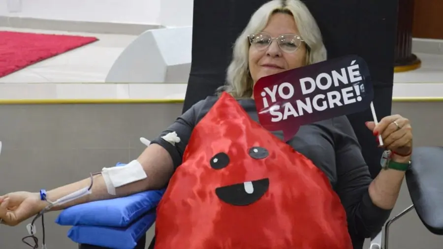 Donación voluntaria de sangre y plaquetas en el Hospital Central Reconquista