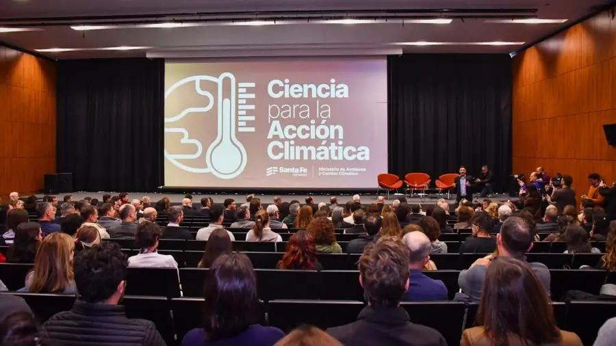 Vista general del encuentro sobre acción climática realizado en el Museo de la Constitución de Santa Fe.