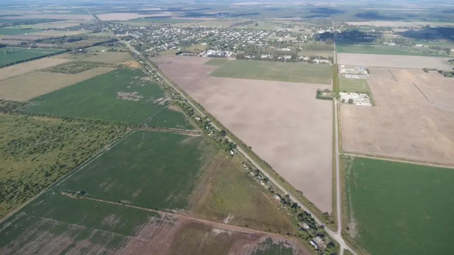 Vista aérea del predio donde se desarrollará el nuevo Polo Industrial de Malabrigo.