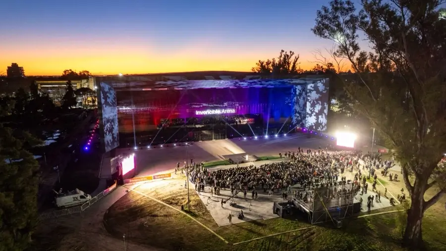 Arena Invencible de Rosario, una de las sedes de los Juegos Suramericanos Santa Fe 2026