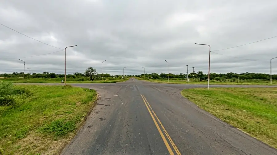 Cruce de las rutas provinciales 3 y 40 en La Zulema, al norte de Vera