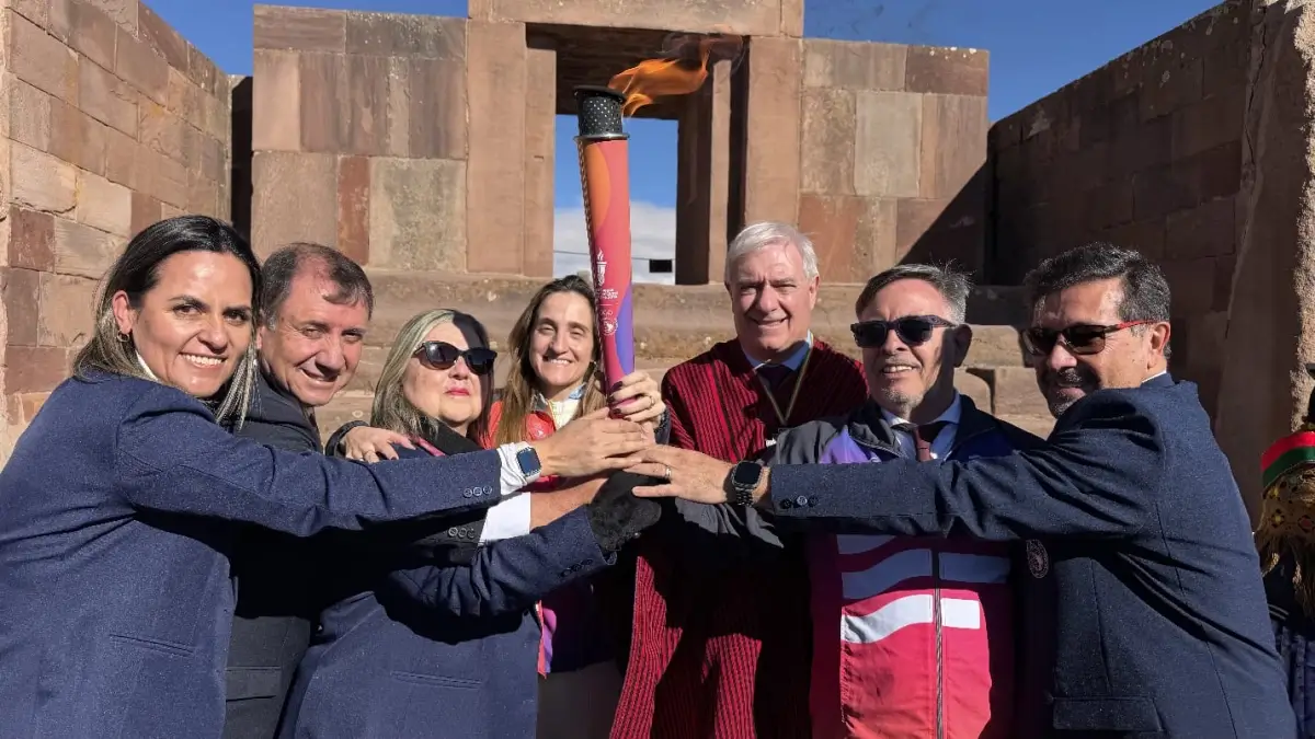 Fuego Suramericano encendido en Tiwanaku rumbo a Santa Fe 2026