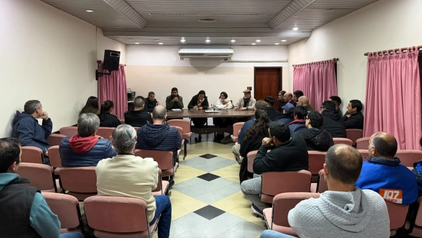 Reunión de la Municipalidad de Las Toscas con instituciones para coordinar acciones preventivas ante el Fenómeno de El Niño