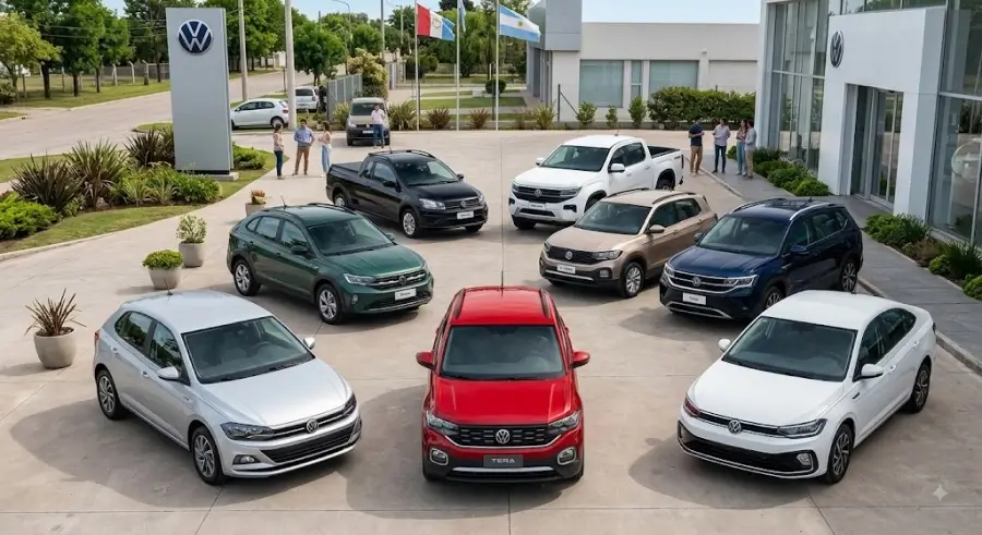 Modelos Volkswagen incluidos en el programa de financiación del Banco Nación para autos 0 km