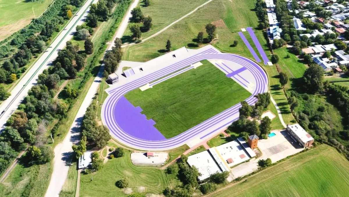 Nueva pista de atletismo homologada por World Athletics en el Centro de Alto Rendimiento Deportivo de Santa Fe para los Juegos Suramericanos 2026.