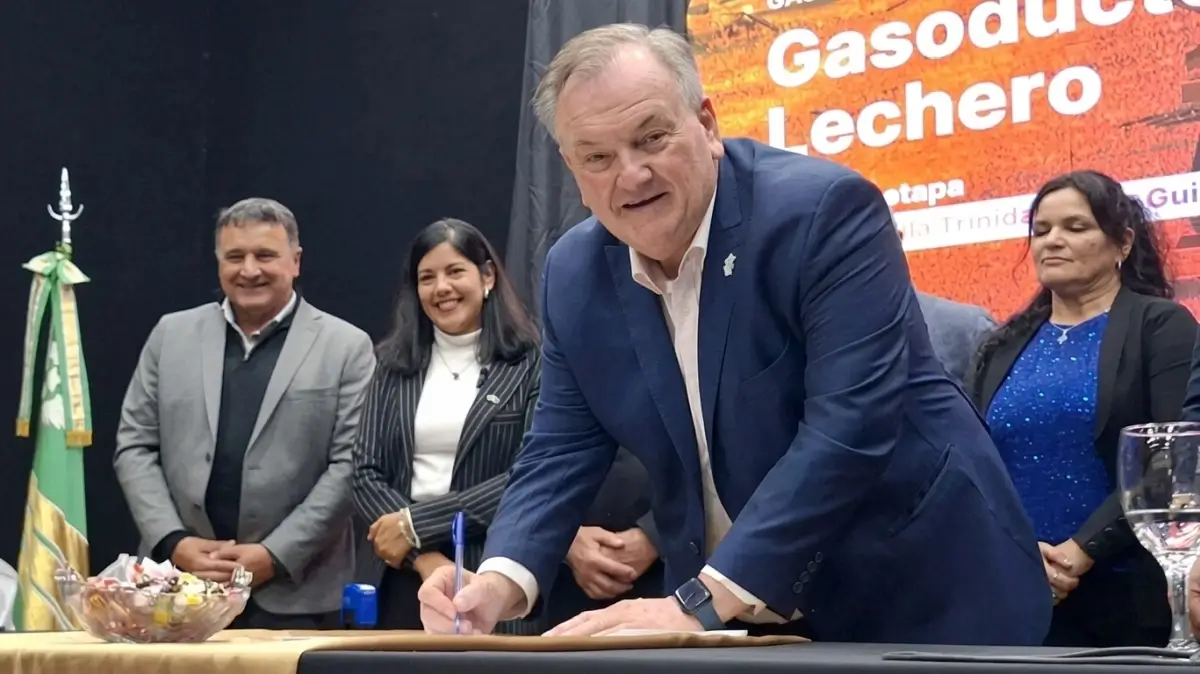 Felipe Michlig anunció la apertura de sobres para la segunda etapa del Gasoducto Lechero