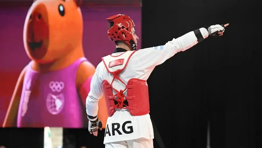 José Acuña ganó el oro en taekwondo para Argentina en Santa Fe 2026