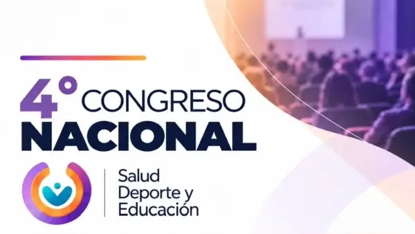 Flyer del 4.º Congreso Nacional de Salud, Educación y Deporte en San Justo